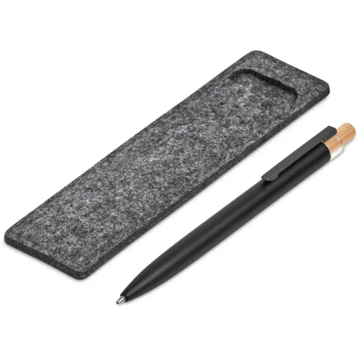 Okiyo Mimo Recycled Aluminium Ball Pen Black